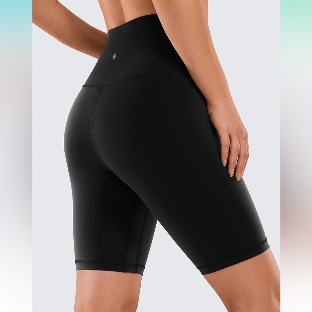 CRZ YOGA Women's Naked Feeling Biker Shorts